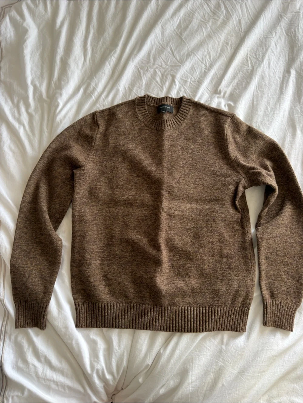 Banana Republic Brown Heather Crewneck Sweater